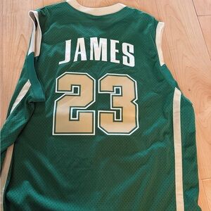 Lebron James #23 Fighting Irish Green Jersey Nike